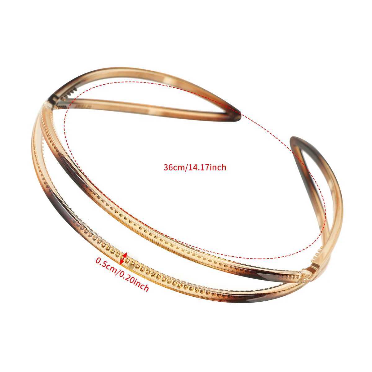 oval band Elastic Hair Hoops Wen Wash Face Non-slip Bands Hair Band for Girls Korean Fashion Wear Coffee Accessories X250812