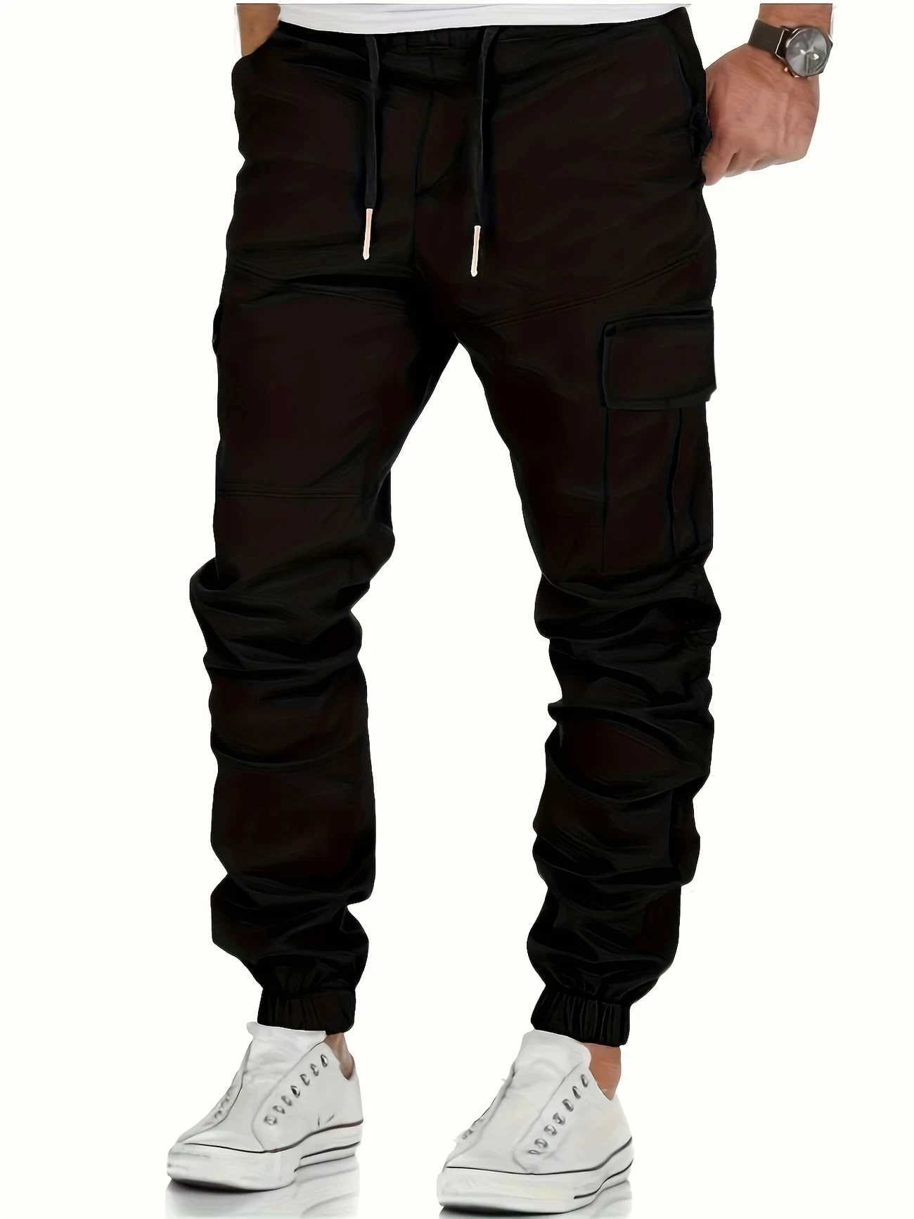 Men Outdoor Loose Straight Long Pants Trousers Summer Casual Multi-Pocket Workwear Mens Cargo Pants Sweatpants X250812