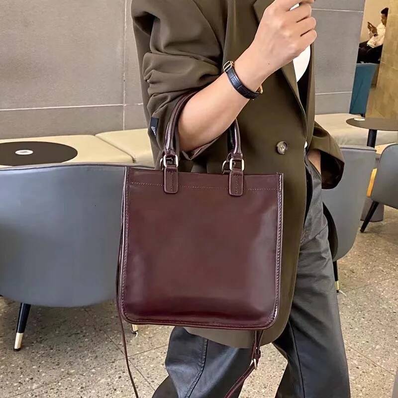 2025 Fashion tote leather Shopper women top handle handbags quality commuter shoulder crossbody bag large capacity ddmymarket
