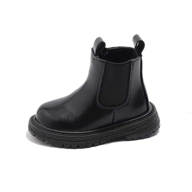 Kids Chelsea Boots Classic for Boys Girls Toddlers Children Fashion Rubber Boots Ankle High with Zipper Non-slip Autumn Winter XJ250812