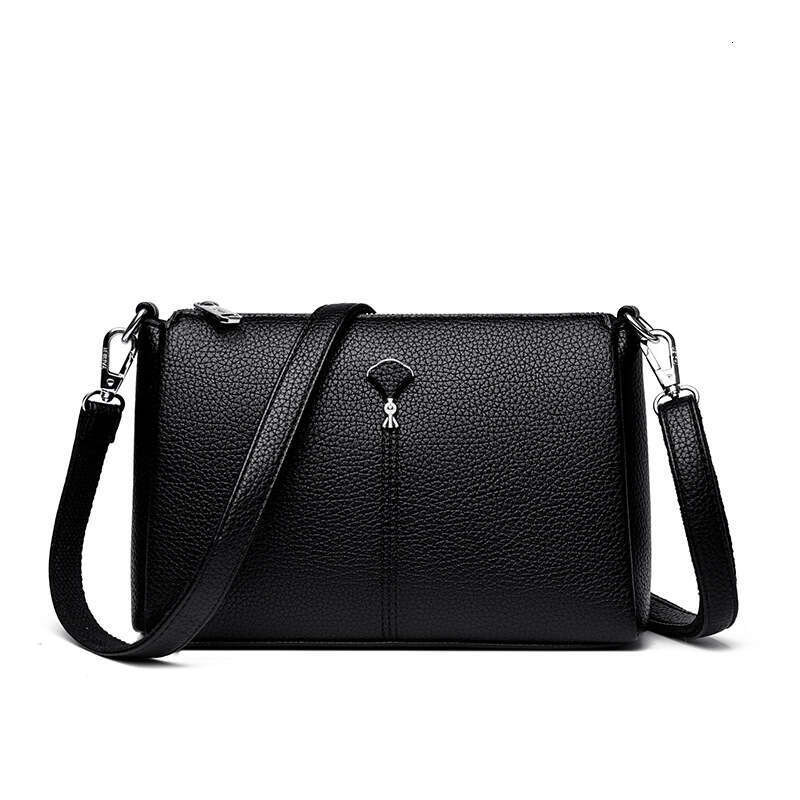 2025 Summer New Women's Single Shoulder Crossbody Simple Versatile Large Capacity Multi-Compartment Mom Bag