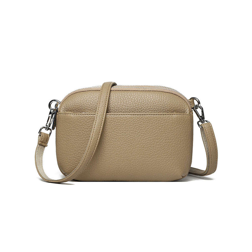 2025 New Trend Solid Color Crossbody PU Niche Korean Style Commuter Small Square Fashion Versatile Shoulder Women's Bag