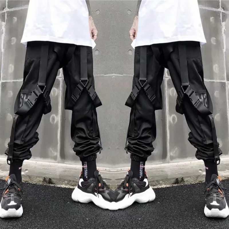 Harajuku Joggers Cargo Pants Men Fashion Casual Multi Pocket Streetwear Techwear Men Women Sport Trousers Trending Y2K Style X250812