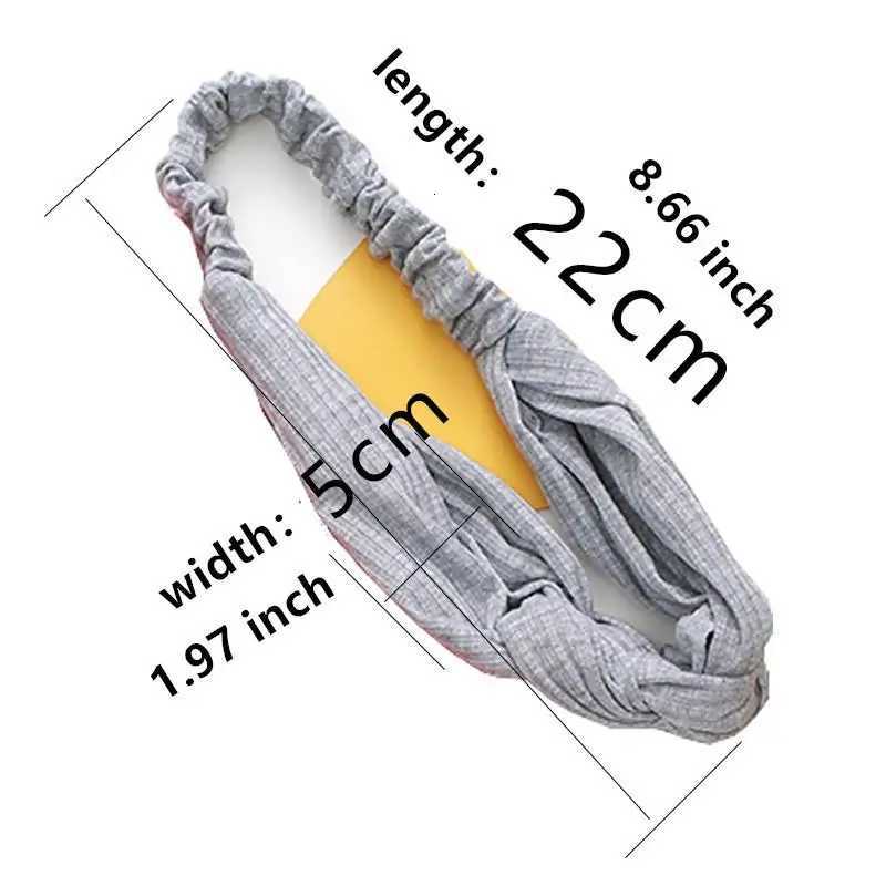 Vintage Knot Band for Wen Twisted Elastic Hairbands Cross Criss Wrap Cotton Yoga Bands Hair Accessories X250812