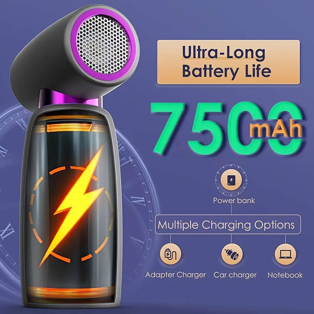 High-Speed Electric Turbine Portable Fan - Rapid Airflow for Outdoors