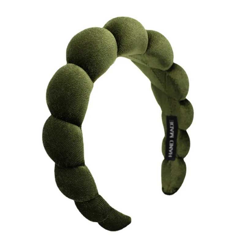 Large Wide Velvet Twist Sponge Band Padded Hair Hoops Hairbands for Women Girl Wavy Braided Bands Hair Accessories X250812