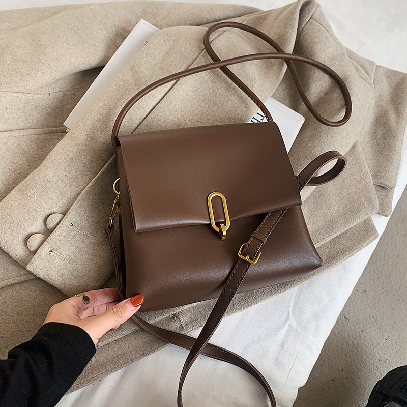Autumn New Women s Shoulder Bag Fashionable design Women s Small Square Bag Autumn New Designer Bag Simple Retro Style Women s Crossbody Bag