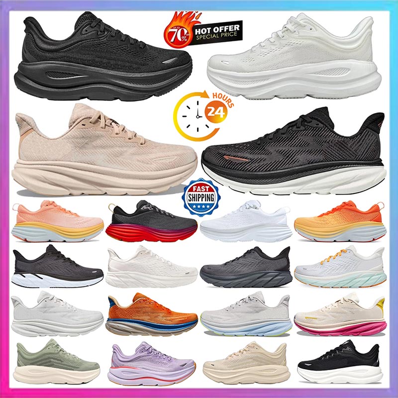 Clifton sneakers Designer running shoes men women bondi 8 9 sneaker ONE womens Challenger 7 Anthracite hiking shoe breathable mens outdoor Sports Trainers 36-47
