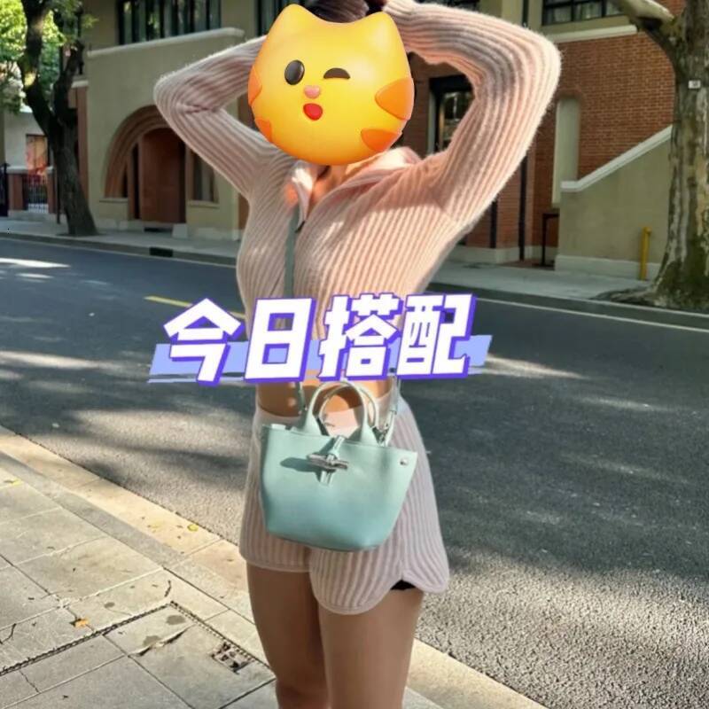 High quality new Roseau mini handbag bamboo buckle crossbody cowhide casual bag women high-quality