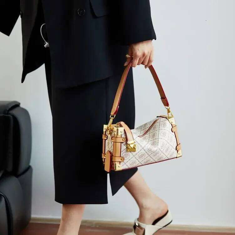 Hot Selling Leather Shoulder Purse Secure Zipper Tote Casual Work Travel Handbag