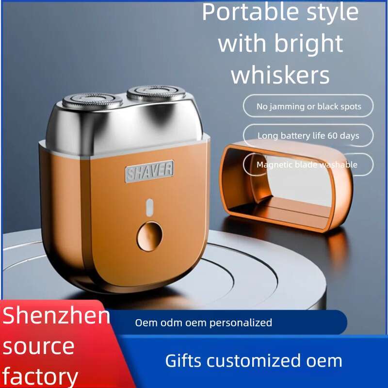 Sleek Cordless Electric Razors Durable Stainless Steel Blades + Rapid Charging Station