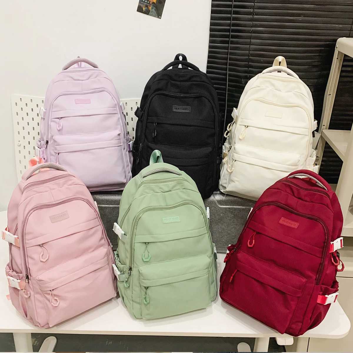 Schoolbag Unisex New Japanese Simple High School Student Junior High School Student Large-Capacity Backpack Y250811