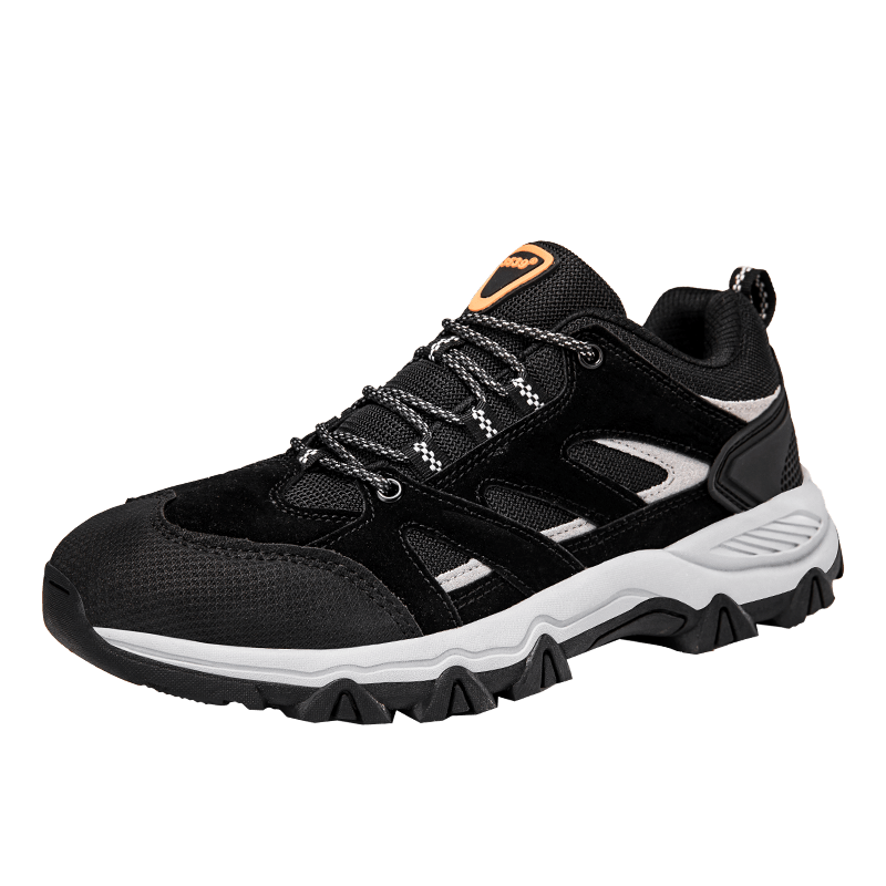 Hiking shoes outdoor sneakers men's trainers non slip wear resistant lightweight cushioning and breathable