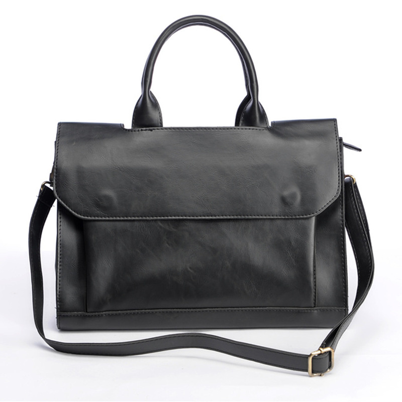 Designer Bookbag for Men | Large Capacity Handbag - Business & Leisure File Storage Tote Bag