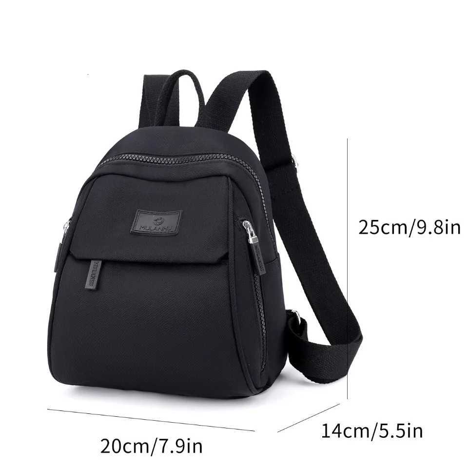 Waterproof Travel Small School Backpack Nylon Backpack Women Shoulder Bags for Women Teenage Girls Casual Backpack W250812