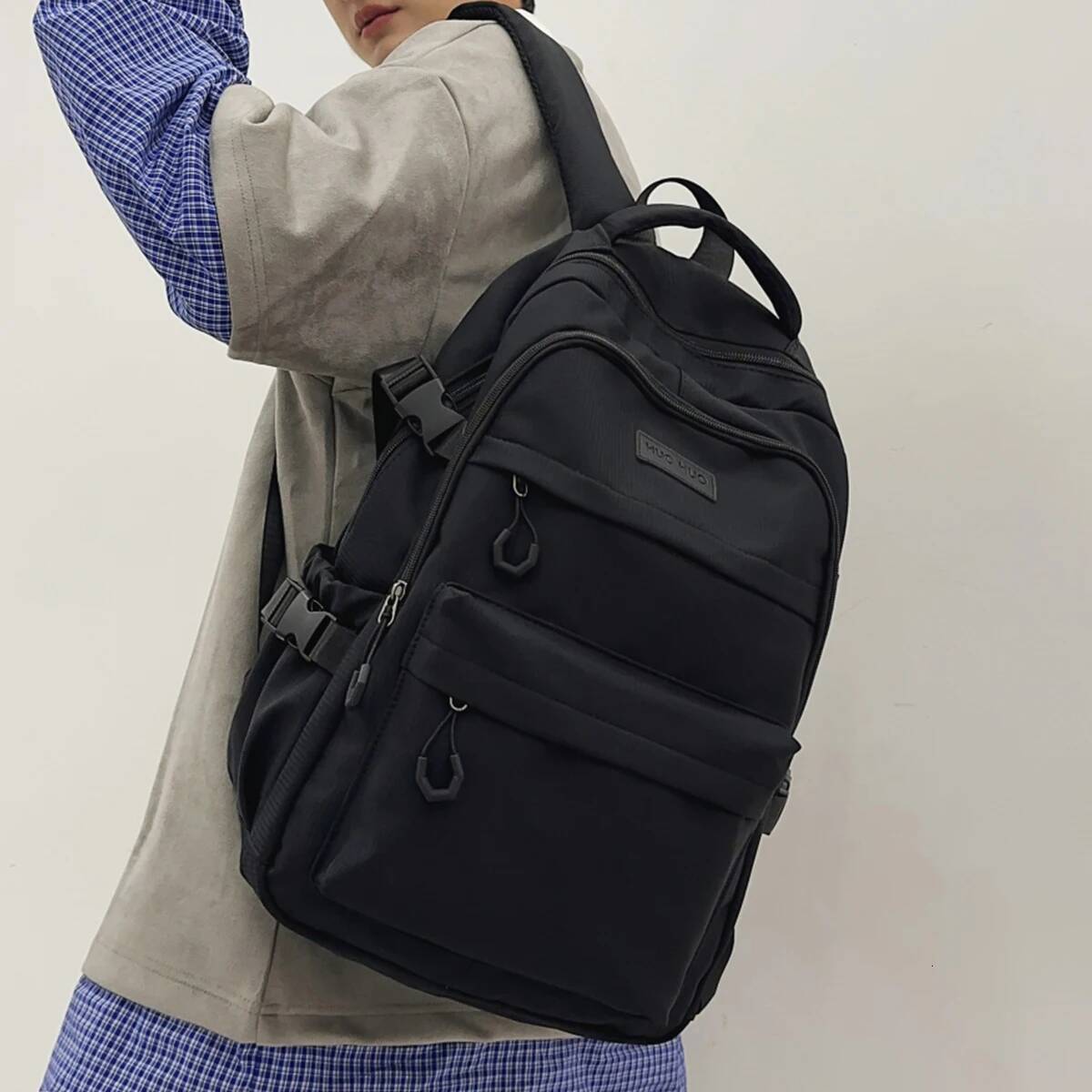 Schoolbag Unisex New Japanese Simple Junior High School Student Large-Capacity Backpack high-quality