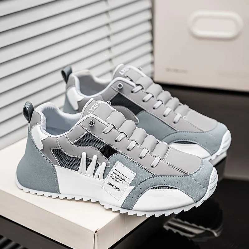 New Large Size 47 48 Mens Sports Shoes Comfortable Breathable Lace-up Casual Shoes Round Toe Sole Shoes Sneakers for Men Tennis Z250812