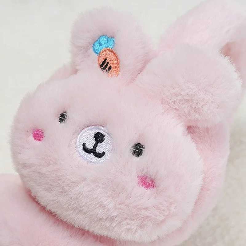 Childrens Earmuffs Warm Women Men Winter Warm Cute Earmuffs Headband Outdoor Windproof Solid Color Foldable Fluffy Ear Covers XJ250812