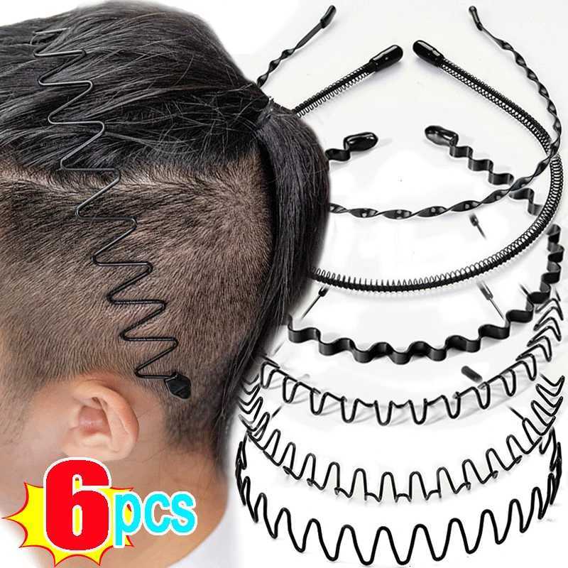 UniseX Wavy Spring Hair Hoop Non-Slip Outdoor Sports Bands Simple HaiRBand for Women Men Face Washing DrESS X250812