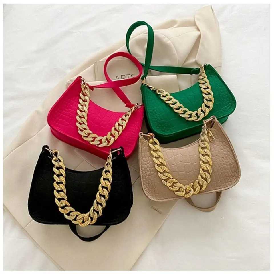 Handbags Summer Metal Chain Shoulder Bag Women Office Party Handbag Elegant Ladies Fashion Clutch Bags New Z250812