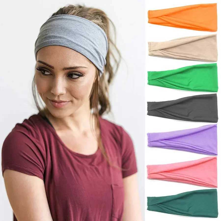 wen band Twist Cotton Sport Wide Turban Twisted Knotted Wrap Girls Hairband Fashion Band Hair Accessories X250812