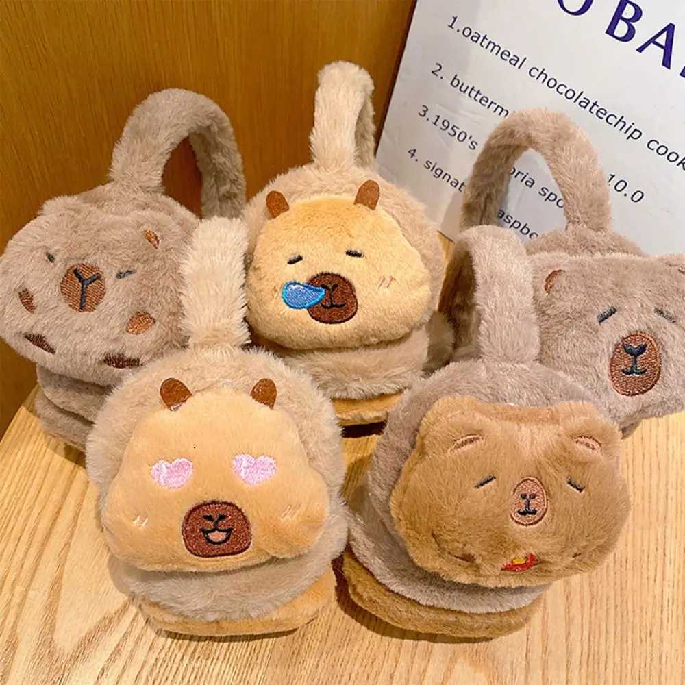 ute Capybara Ear Warm Earmuffs Cartoon Plush Winter Earflaps Windproof Soft Ear Cap Kids XJ250812