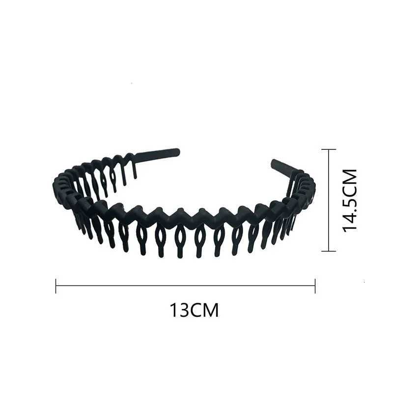 3Pcs Elegant Solid Color Wave Hairbands For Women Trendy Toothed Non-slip Hair CBS Hair Accessories Girl Face Wash Bands X250812