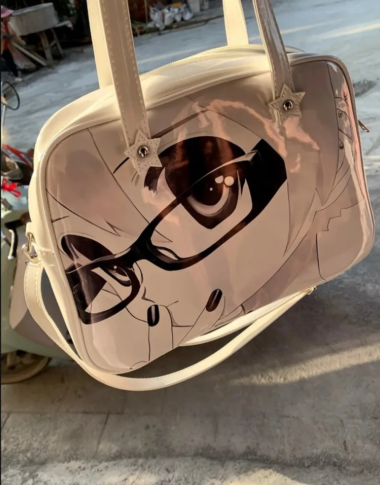 Y2k Aesthetic Harajuku Kawaii Shoulder Bags Japanese Cartoon Cute Girls Printing Handbags All Match Sweet Underarm Bag Fashion 250811