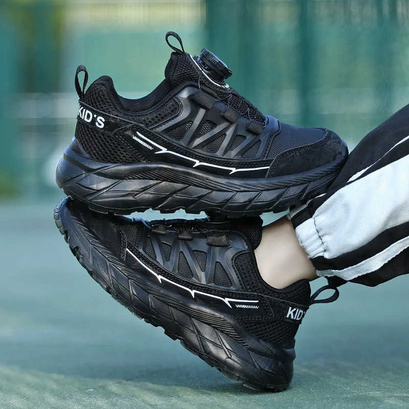 Fashion Knob Sports Shoes For Boys Comfortable Platform Children Casual Shoes Kids Designer Sneakers Breathable Child Sneakers T250812