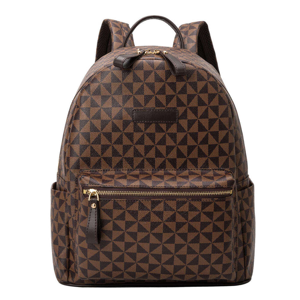 Lacel Urwebin Genuine Leather Fashion punk backpack school bag Luggages unisex backpacks student bags men women Knapsack Mochila Back Pack