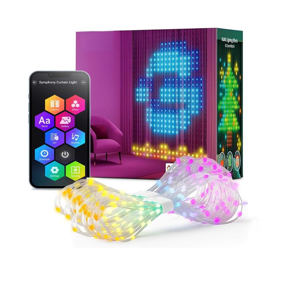 Atmospheric Smart Curtains & Illumination: Wirelessly Operated Ambient Decoration----HCP039