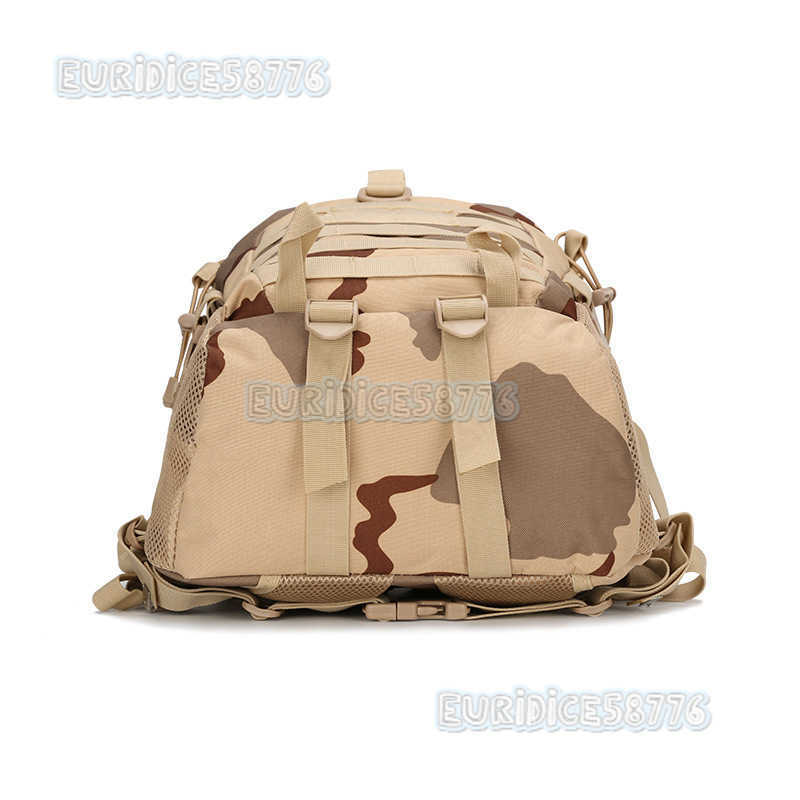 Outdoor Leisure Sports Camouflage Tactics Backpack Hiking Bag Load Bag Travel Function Luggage Molle Backpack H250811
