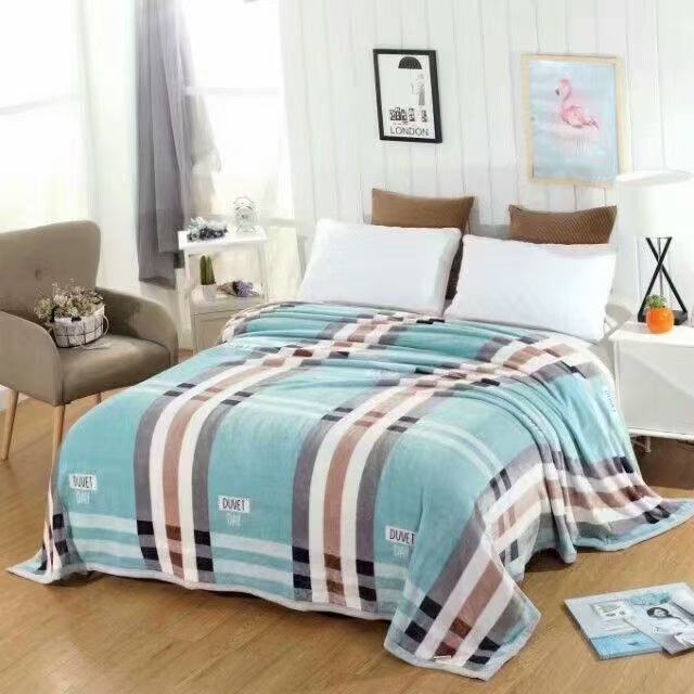 Fleece Blanket Air Conditioning Children's Lunch Break Thickened Coral Velvet Gift Throw Blanket