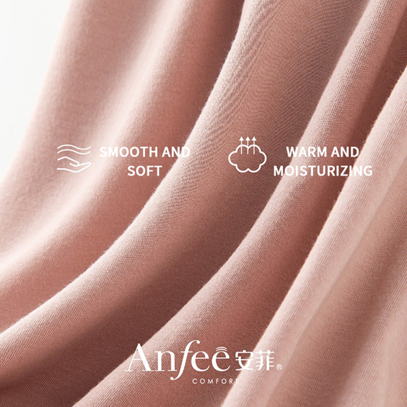 Anfei moisture absorbing and breathable solid color seamless body hugging elastic pearl yarn women's slim cloth and yoga tights warm and simple s