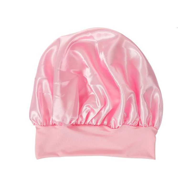 Women Satin Bonnet Spandex Wide Stretchy Band Bonnet Satin Night Hair Silk Sleeping Night Cap Bonnets for Women XJ250812