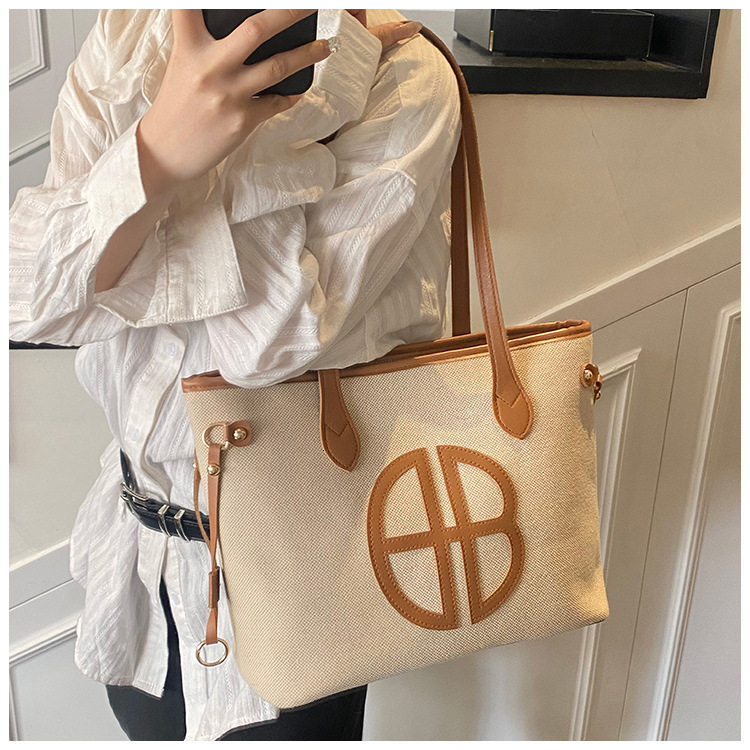 Commuter Large Capacity Underarm Bag 2025 New Women's Designer Casual Fashion Shoulder Bag Elegant Color Block Handbag High Quality Evening Dress