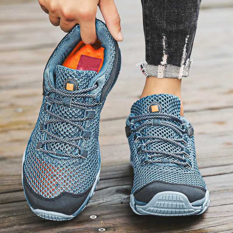 Paul 2025 New 57 Water oes Mens Casual Single Strap Lace-Up Youth Me oes Breathable Comfortable Fashionable Z250812