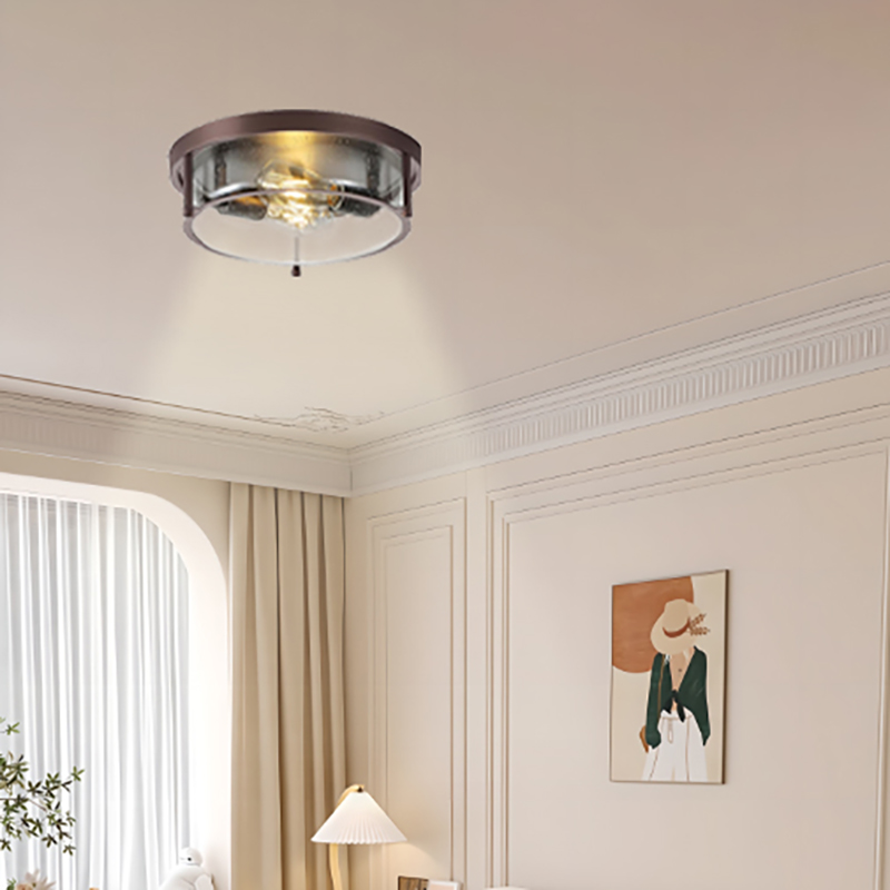Modern Minimalist Flush Mount Ceiling Lamp - Sleek Design for Kitchen & Bedroom Lighting