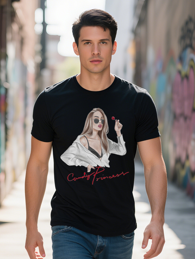 M S Casual Crew Neck Round T Shirt with Slight Stretch Summer Regular Fit Knit Fabric gm D Print Pattern for