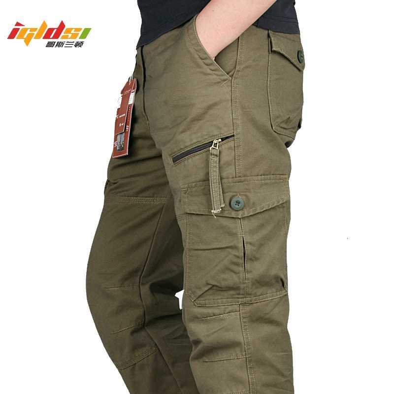 Spring Cargo Pants Men Multi Pockets Tactical Pants Male Autumn Outwear Streetwear Army Straight Slacks Casual Long Trousers X250812