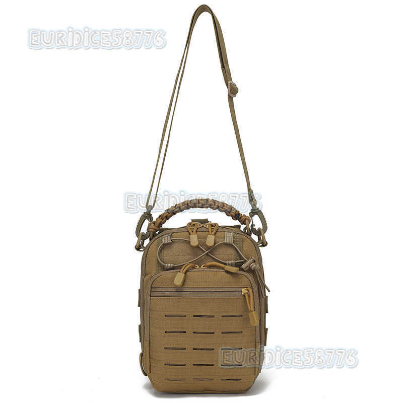 Okali New Chest Bag Outdoor Portable Cycling Bag Camouflage Outdoor Sports Small Chest Bag Laser Punch Bag H250811