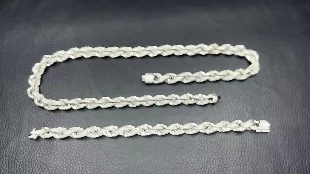 VVS Moissanite Cuban Necklace Women Link Iced Out Tennis S Sier 8mm Hip Hop Rope Chain for Men