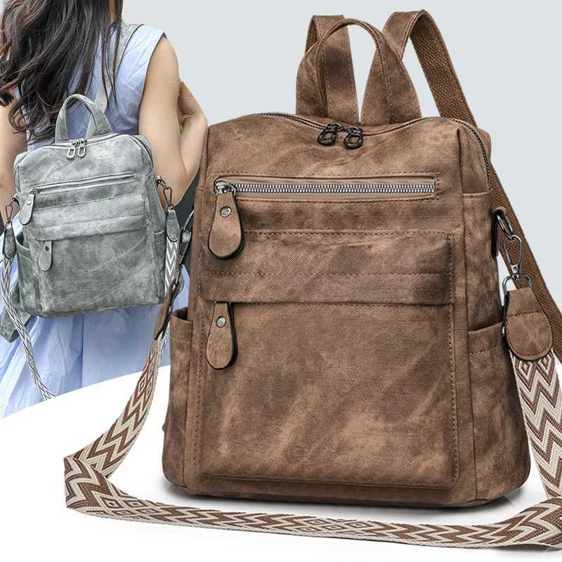 1 anti-theft medium-sized classic backpack minimalist adjustable shoulder bag very suitable for outdoor travel and back to sc Y250811