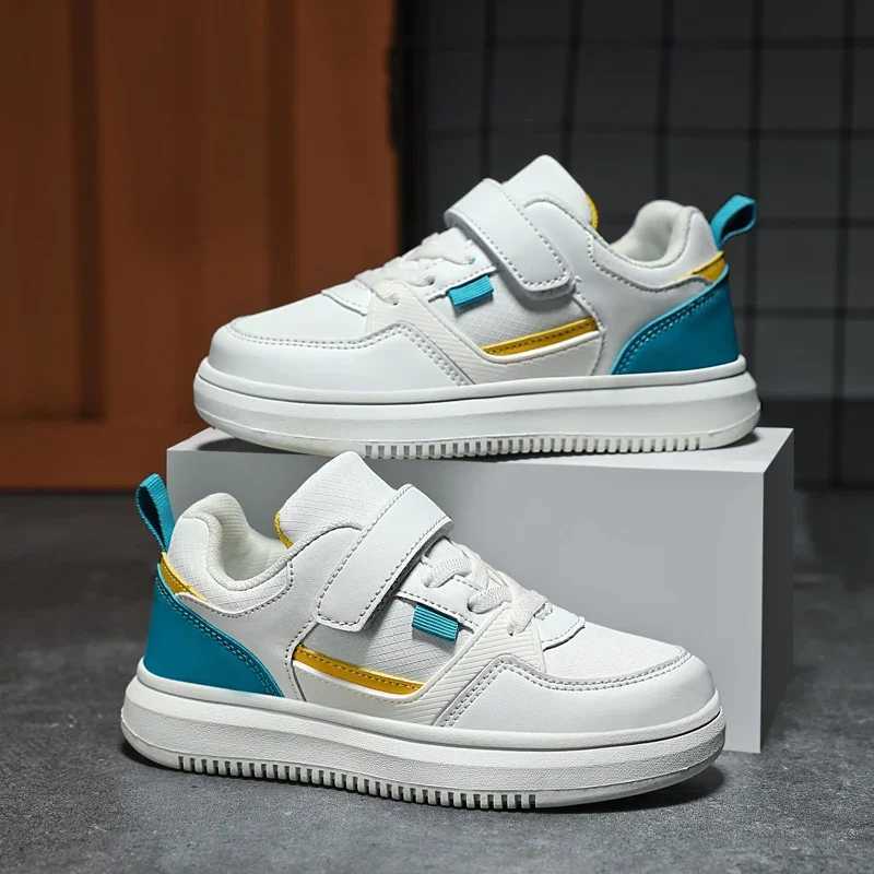 Boy Fashion Leather for Kids Tennis Casual Sneakers 7-13 Years Walking Shoe Children Boys Shoes School Sports Childrens Running M250812