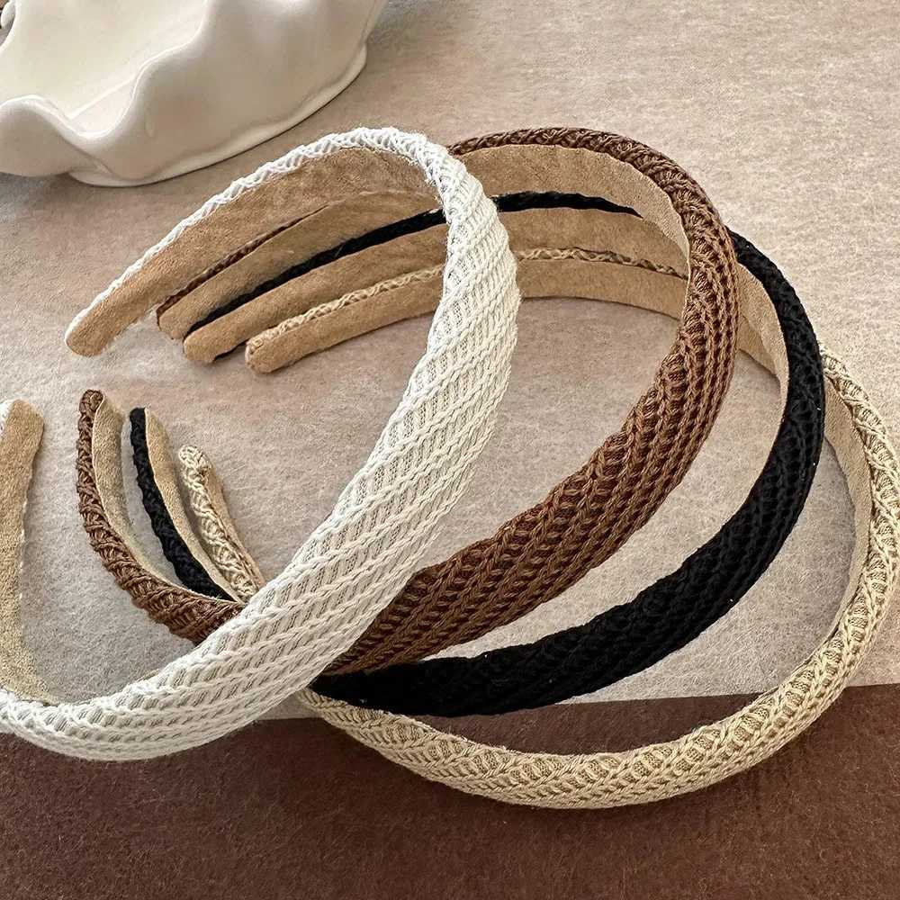 Retro Black White Bezel Hoop Hairbands Vintage Wedding Party Bride Bands Wen Girls Accessory X250812