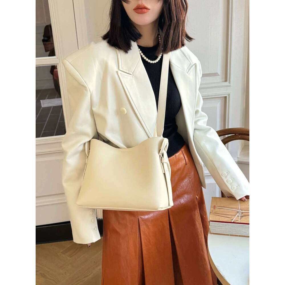 Nubuck cowhide fashion handbag high-quality tote large capacity commuter shoulder crossbody bag