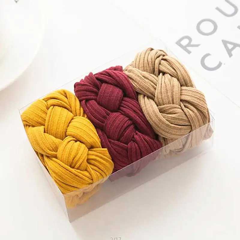 Vintage Knot Band for Wen Twisted Elastic Hairbands Cross Criss Wrap Cotton Yoga Bands Hair Accessories X250812