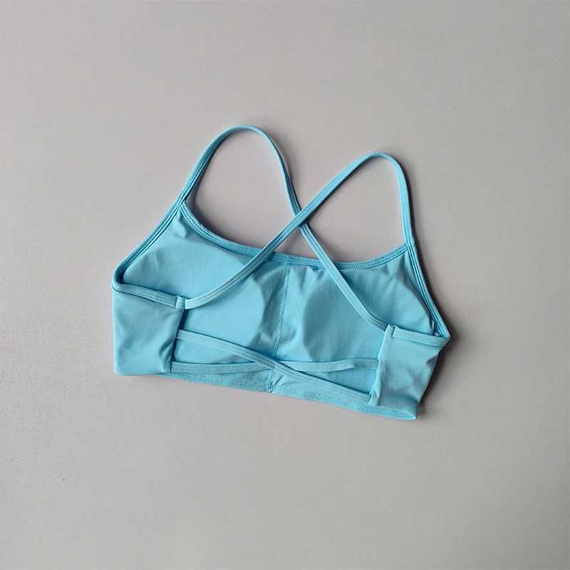 Womens Lingerie Crossed Beautiful Back Sexy Crop Top Big Breasts Shock-proof Pulling Fitness Sports Bra Vest Cloth Z250812
