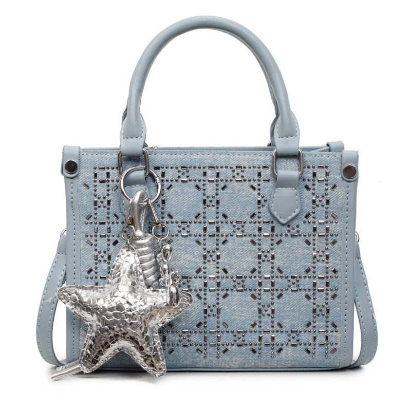 Women's New Fashion Versatile High-End Feel Handheld Shoulder Crossbody Large Capacity Commuter Tote Bag