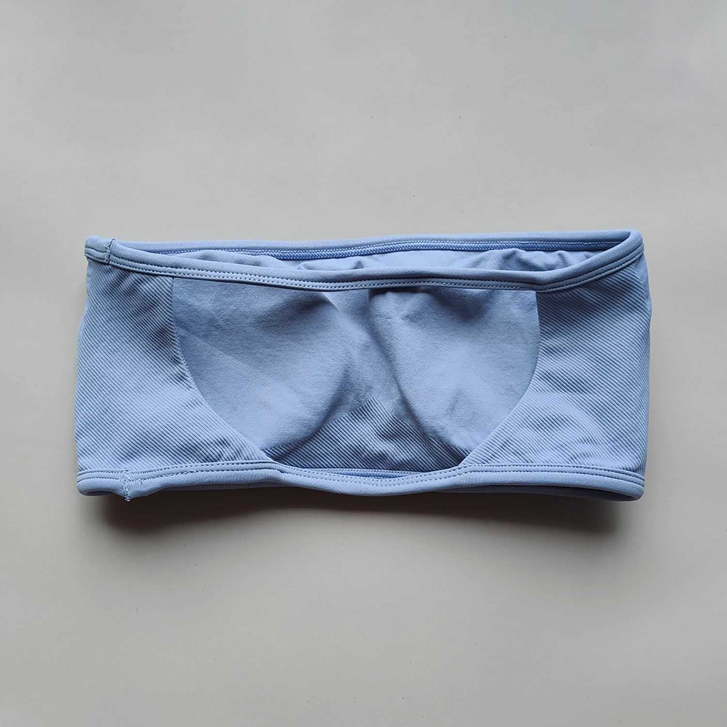 ARFTE Backless Bandeau Sports Bra Gym Women Top Crop Tube Seamless Bras Tops Workout Sportswear Push-up Fitness Gym Bra Z250812